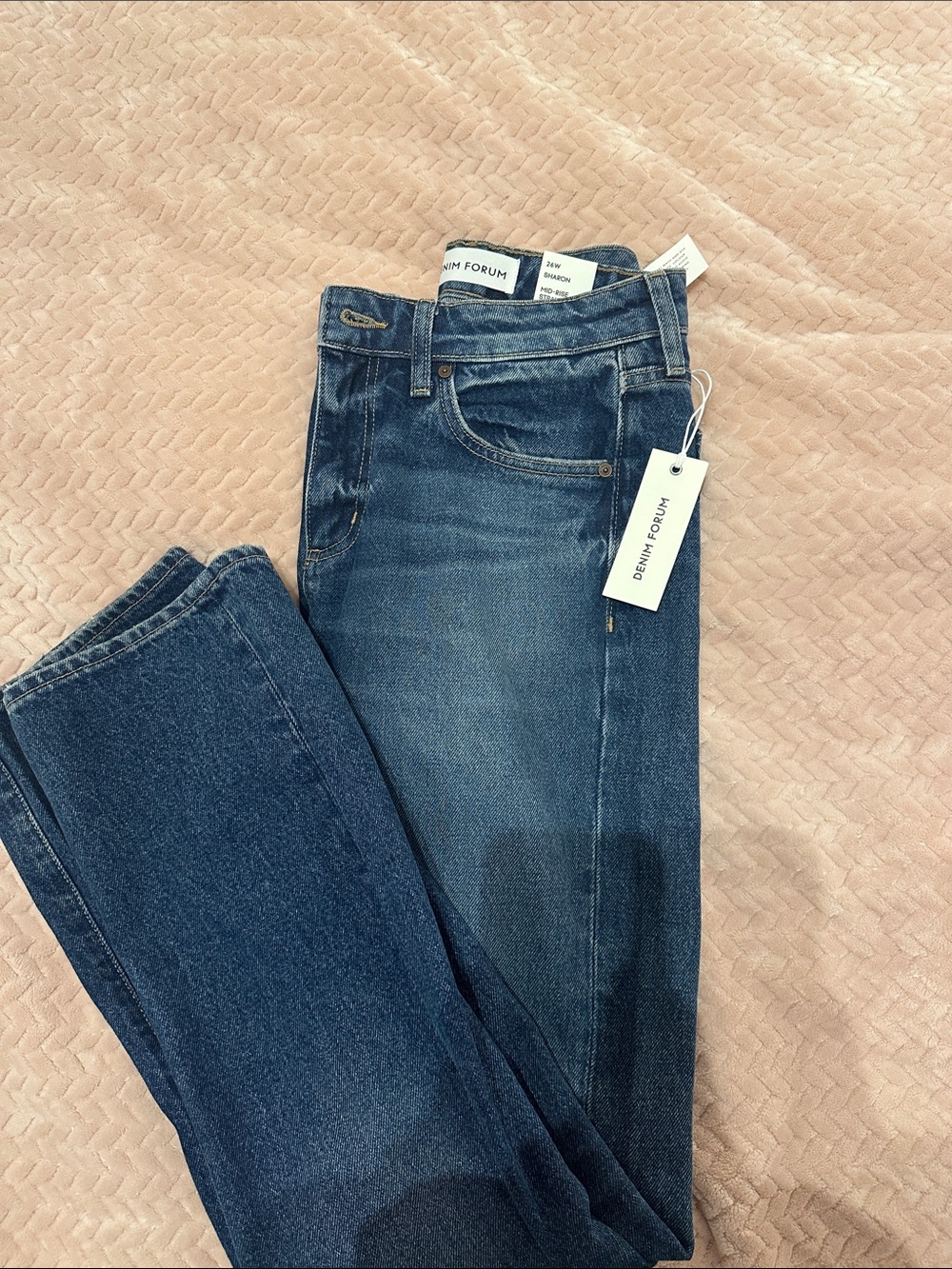 Aritzia Denim Forum Women's Skinny Jeans in Dark Blue Wash